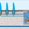 Фонтан Москва 21 струя PF-21-8/8-DDT-K